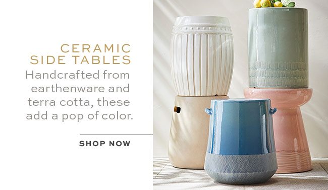 Ceramic Side Tables