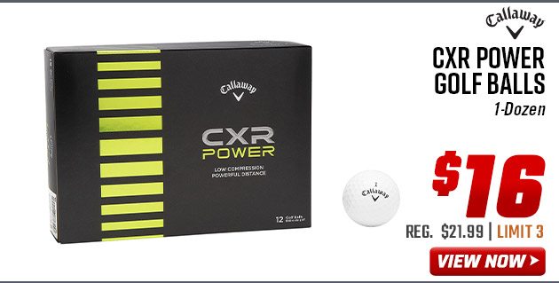 Callaway CXR Power Golf Balls 