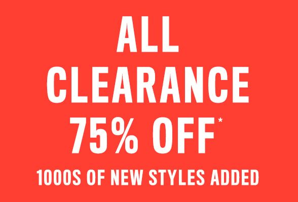 75% off Clearance