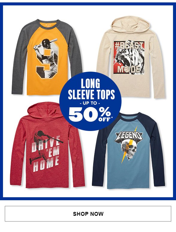 Long Sleeve Tops Up to 50% Off