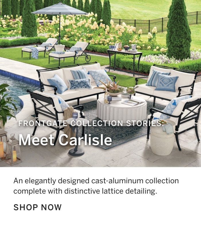 Frontgate Collection Stories: Meet Carlisle