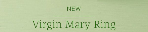 NEW Virgin Mary Ring