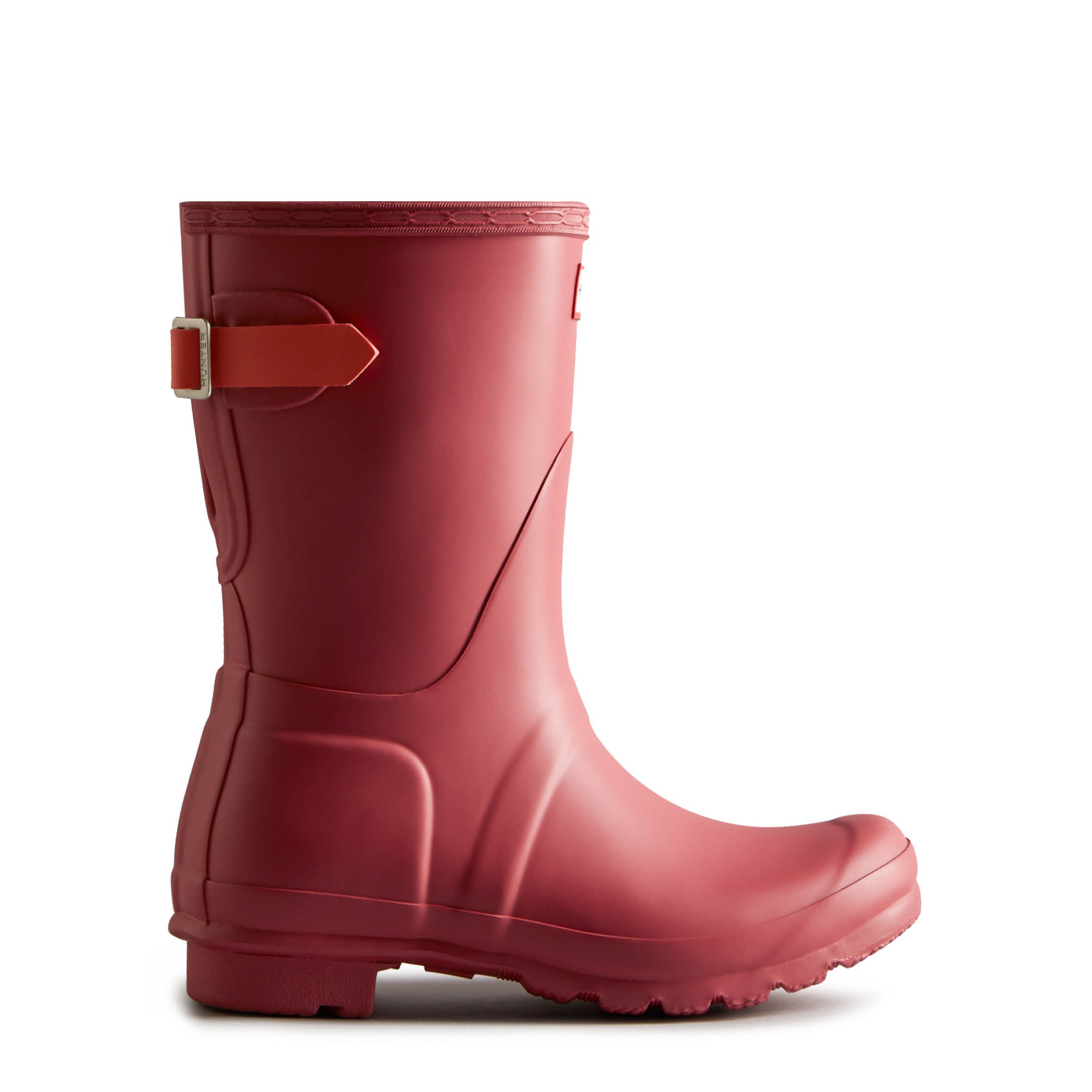 Glenmore rose Women's Short Back Adjustable Rain Boots