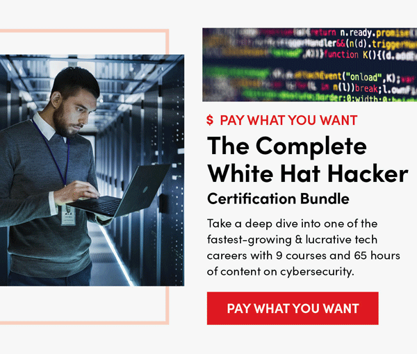 Complete White Hat Hacker Certification Bundle | Pay What You Want