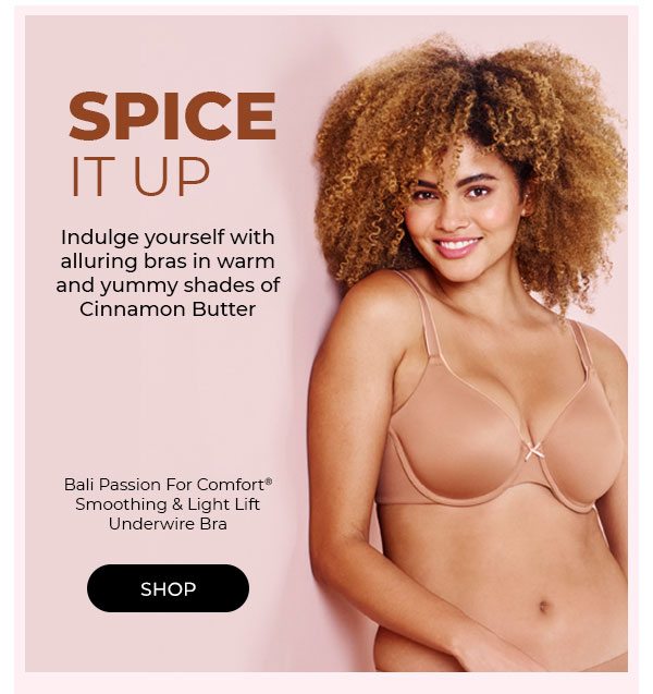 Shop Bali Passion for Comfort Smoothing & Light Lift Underwire Bra