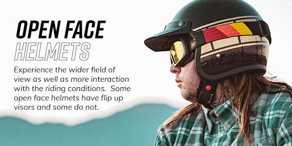 Open Face Helmets