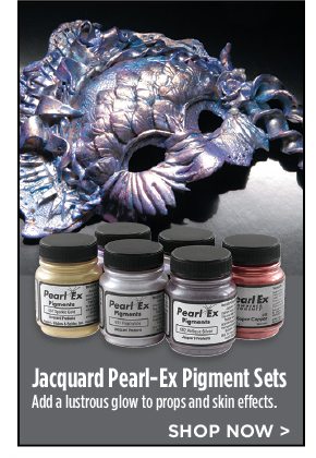 Jacquard Pearl-Ex Pigment Sets - Add a lustrous glow to props and skin effects.