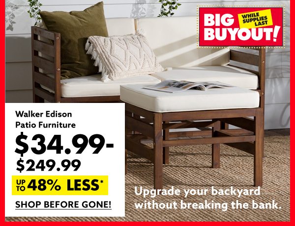 Walker Edison Patio Furniture
