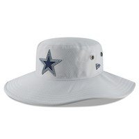 Men's Dallas Cowboys New Era Gray 2018 Training Camp Official Panama Bucket Hat