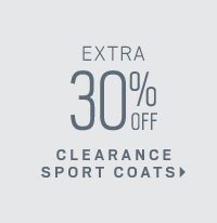 Extra 30% off clearance sport coats