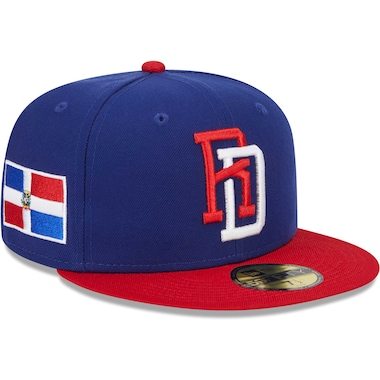 Men's New Era Blue Dominican Republic Baseball 2023 World Baseball Classic 59FIFTY Fitted Hat