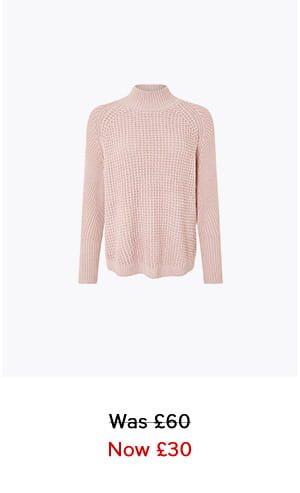 ROSE JUMPER WITH WOOL AND RECYCLED POLYESTER