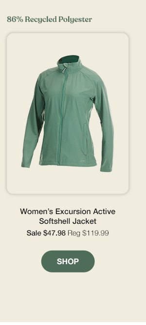 Women's Excursion Active Softhell Jackets - Click to Shop