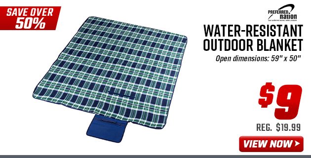 Preferred Nation Water-Resistant Outdoor Blanket