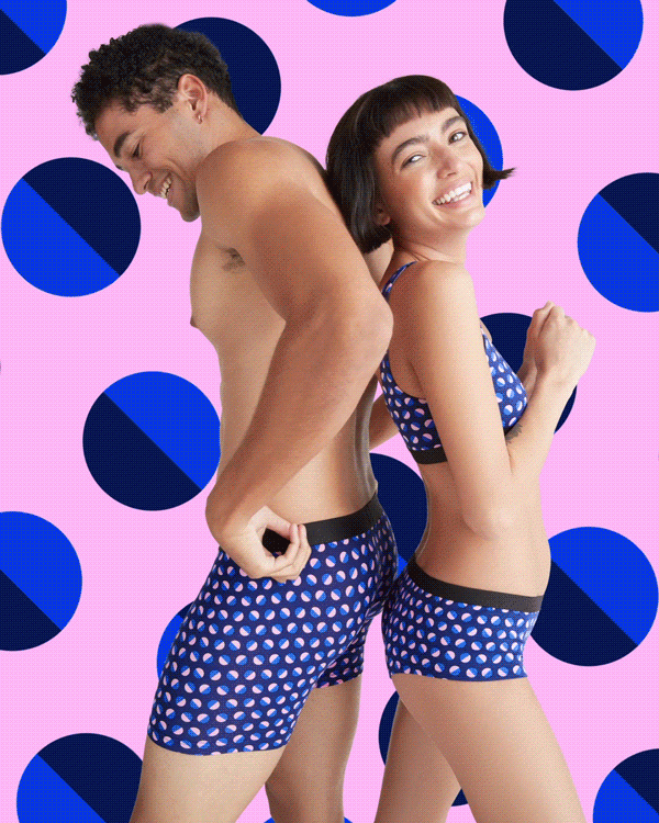 Our newest collection of Geo Prints will make you feel like you deserve to be framed in a modern art museum. With that butt? You do. 