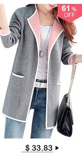 Long Sleeve Open Front Grey Cardigan