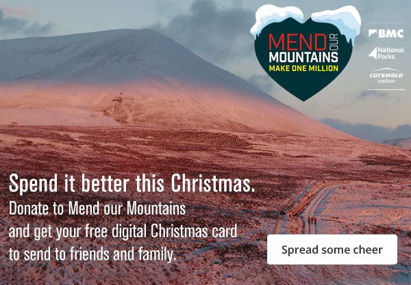 Donate to Mend our Mountains and get a free digital Christmas card