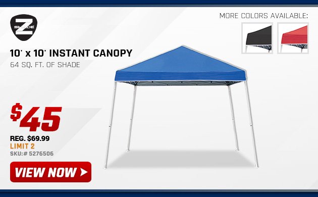 Z-Shade 10' x 10' Instant Canopy