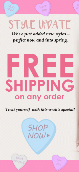 Free shipping on any order