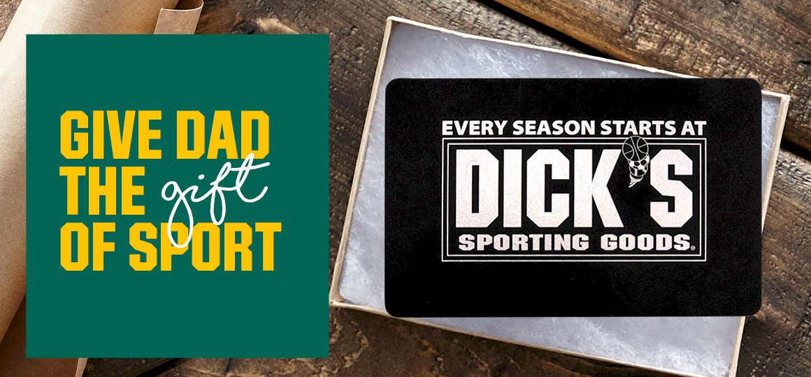 Give dad the gift of sport.