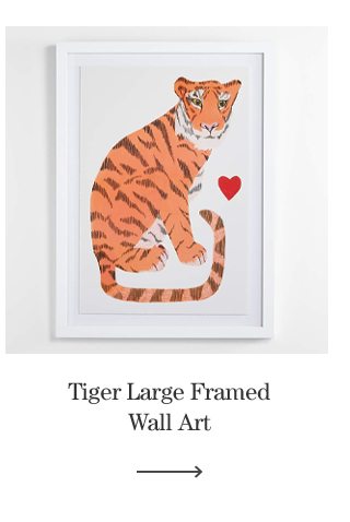 Tiger Large Framed Wall Art