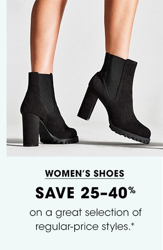 WOMEN'S SHOES SAVE 25-40%