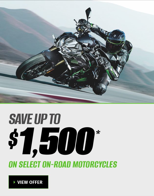 Save Up To $1,500 On Select On-Road Motorcycles