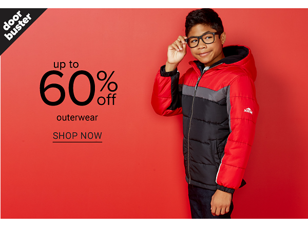 Up to 60% off Outerwear - Shop Now