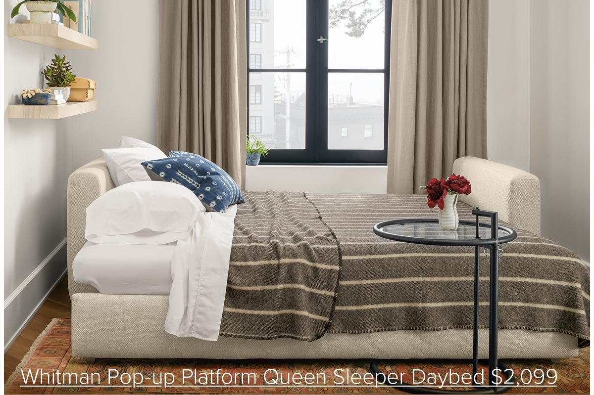 Whitman Pop-up Platform Queen Sleeper Daybed - $2099