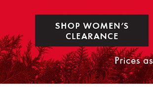 SHOP WOMEN'S CLEARANCE