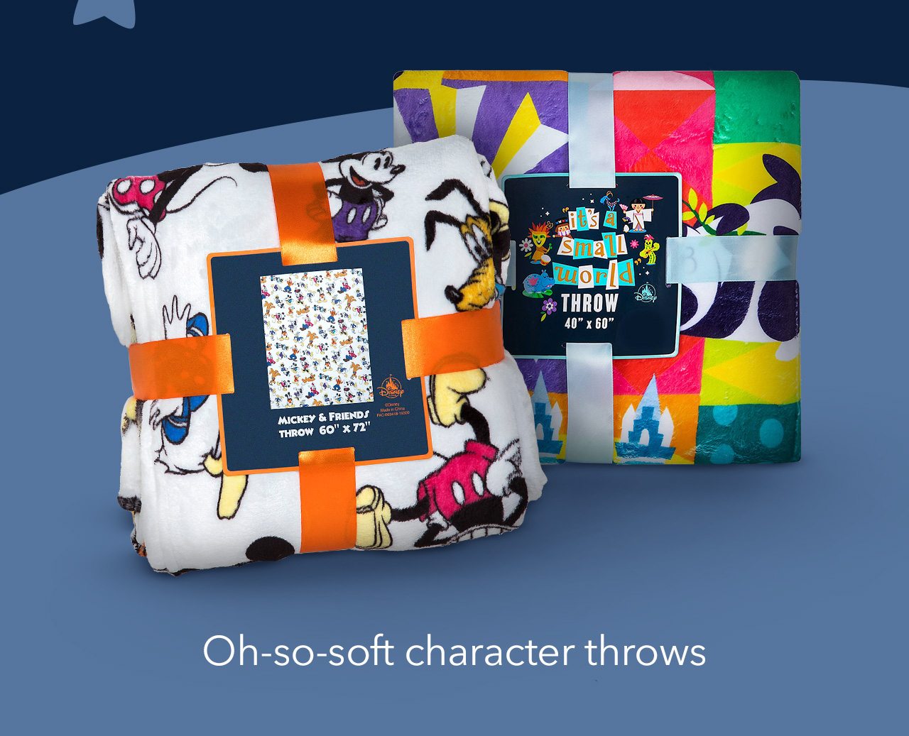 Oh-so-soft character throws
