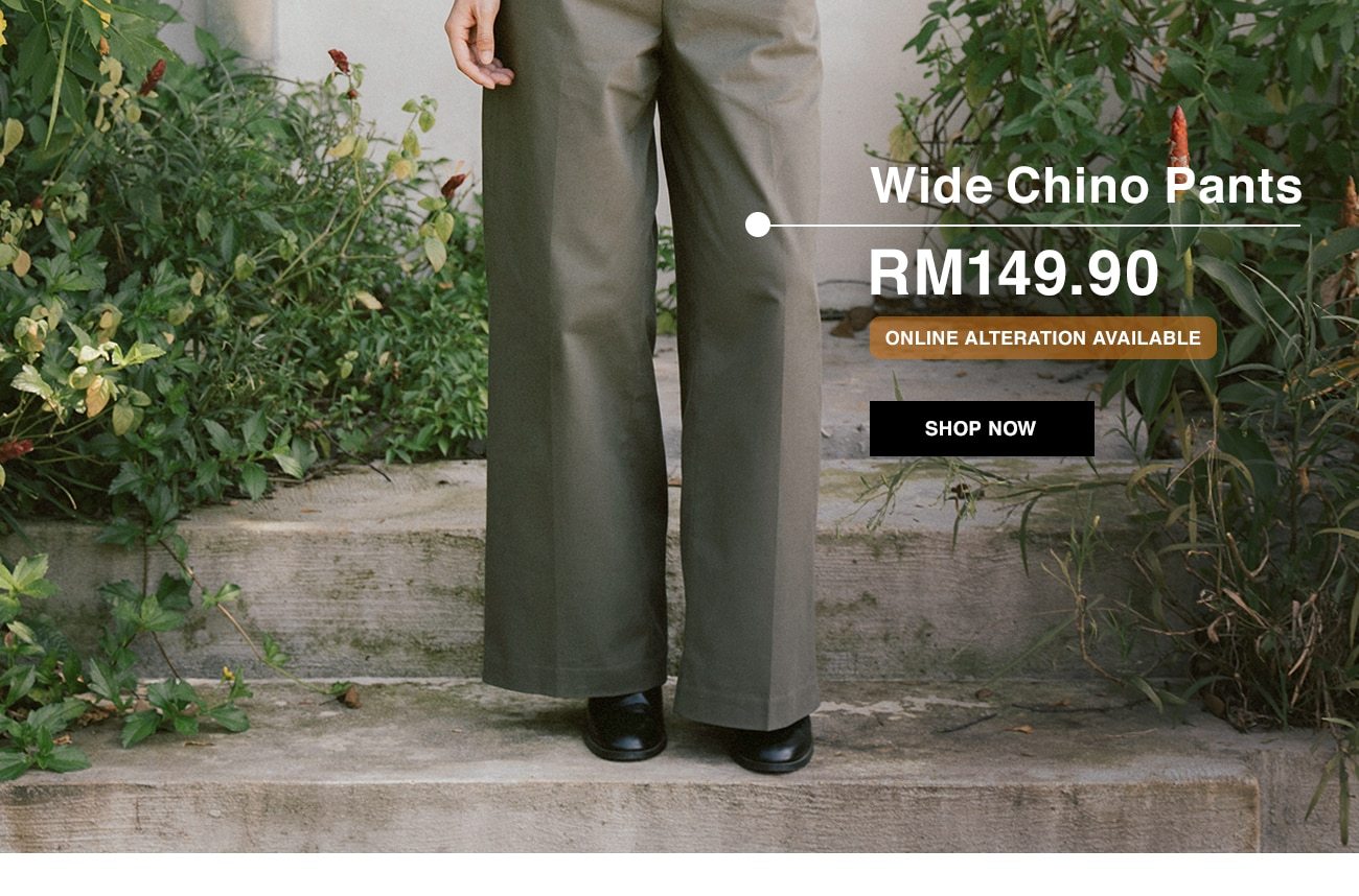 Wide Chino Pants