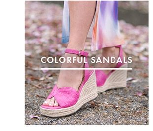 COLORFUL SANDALS