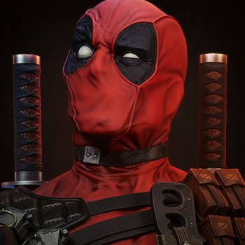 Deadpool Life-Size Bust by Sideshow Collectibles
