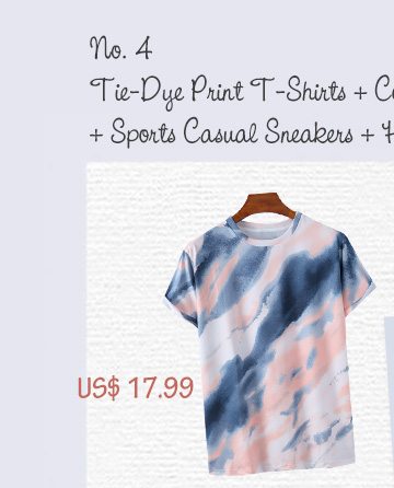Tie-Dye Print T-Shirts