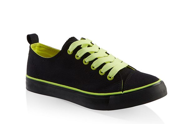 Lace Up Canvas Sneakers