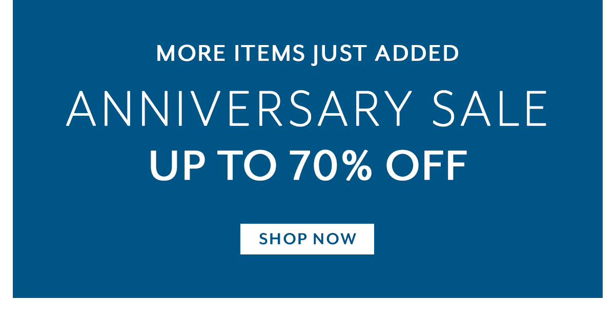 Anniversary Sale