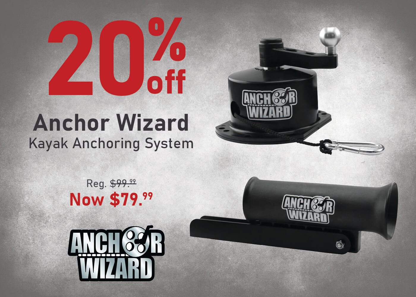 Take 20% off the Anchor Wizard Kayak Anchoring System