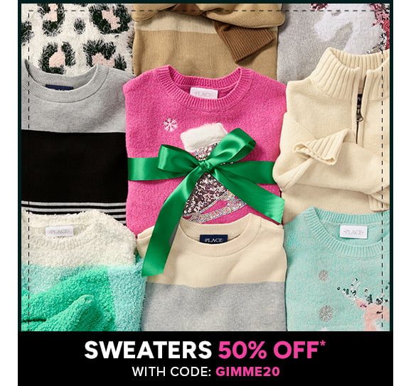 50% off Sweaters