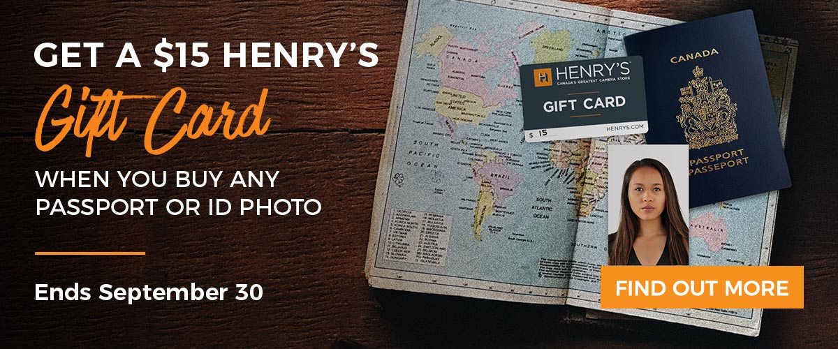 Get a $15 gift card when you buy any passport or ID photo - Ends September 30