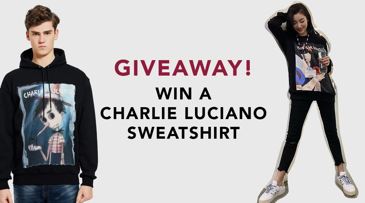 win a charlie luciano sweatshirt from italist