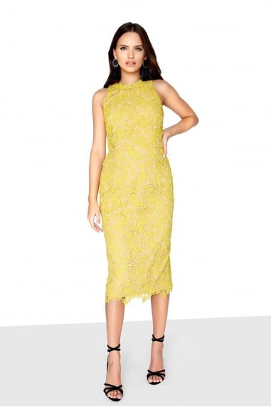 Mustard Lace Dress