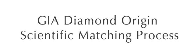 GIA Diamond Origin Scientific Matching Process
