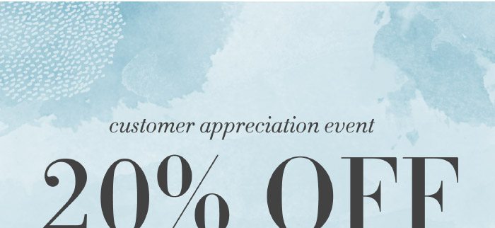 20% Off Sitewide