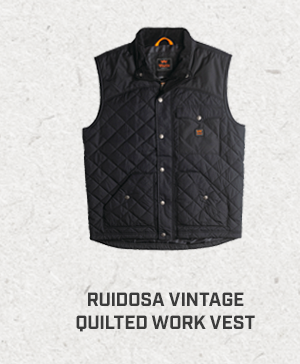 Ruidosa Vintage Quilted Work Vest