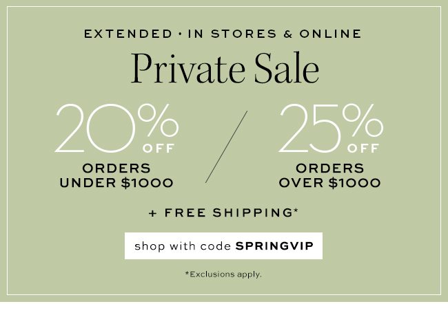 Private Sale