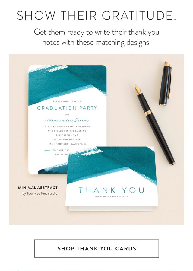 Shop Thank You Cards