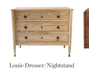 Louie Dresser Nightstand