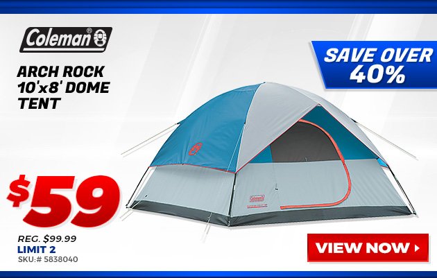 Coleman Arch Rock 10'x8' Dome Tent