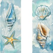 $29.99 SHIPS FREE | Watercolor Shells(Set of 2) | Canvas Wall Art | Shop Now